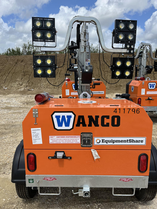 2024 Wanco WLTT-4MM4K Diesel, Deep Sea Controller, Shore Power Plug, Auto Start, (4) 350W LED Floodlights, 4kW Generator, 60 Gal Fuel Tank, 2" Ball, T3