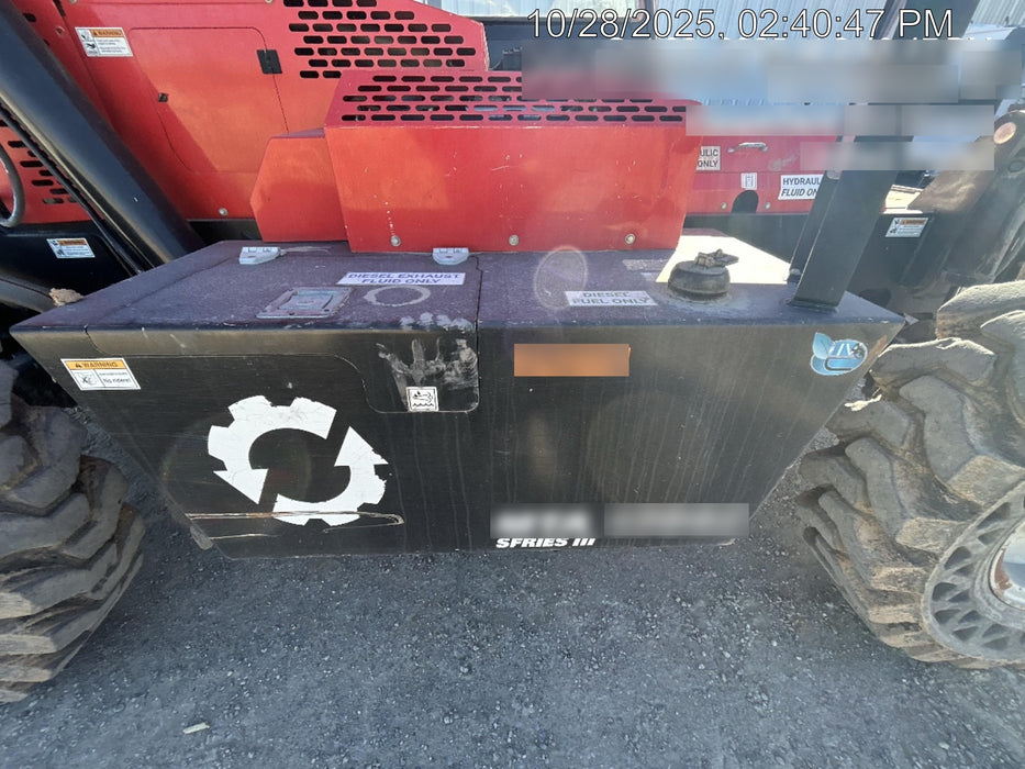 2019 Manitou MTA12042 120hp T4F, Cab/Heat/Air, Cab and Boom LED work lights, Auxiliary Hydraulics, Solid Tires, Amber strobe, Lift Hook 66" Carriage, 60" Forks