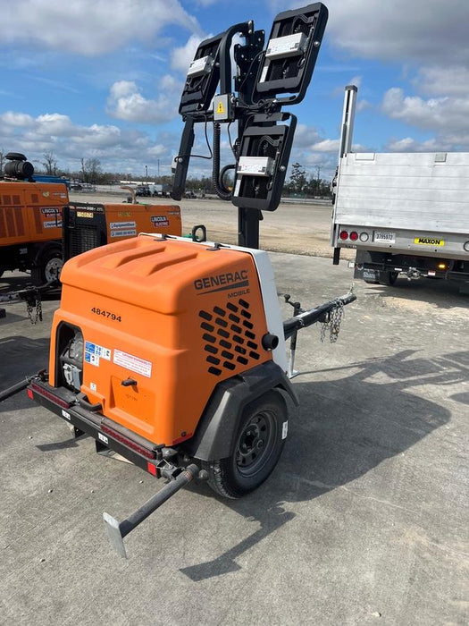 2025 Generac MLT6SMDS Diesel, Mitsubishi / Final Tier 4 Engine, 10.5 HP @ 1800 RPM, (4) 320W G4 LED's, Brushless Excitation, Capacitor Regulated, Vertical Mast, Manual Winch, 5kW Export Power, Power Zone Auto Light Controller