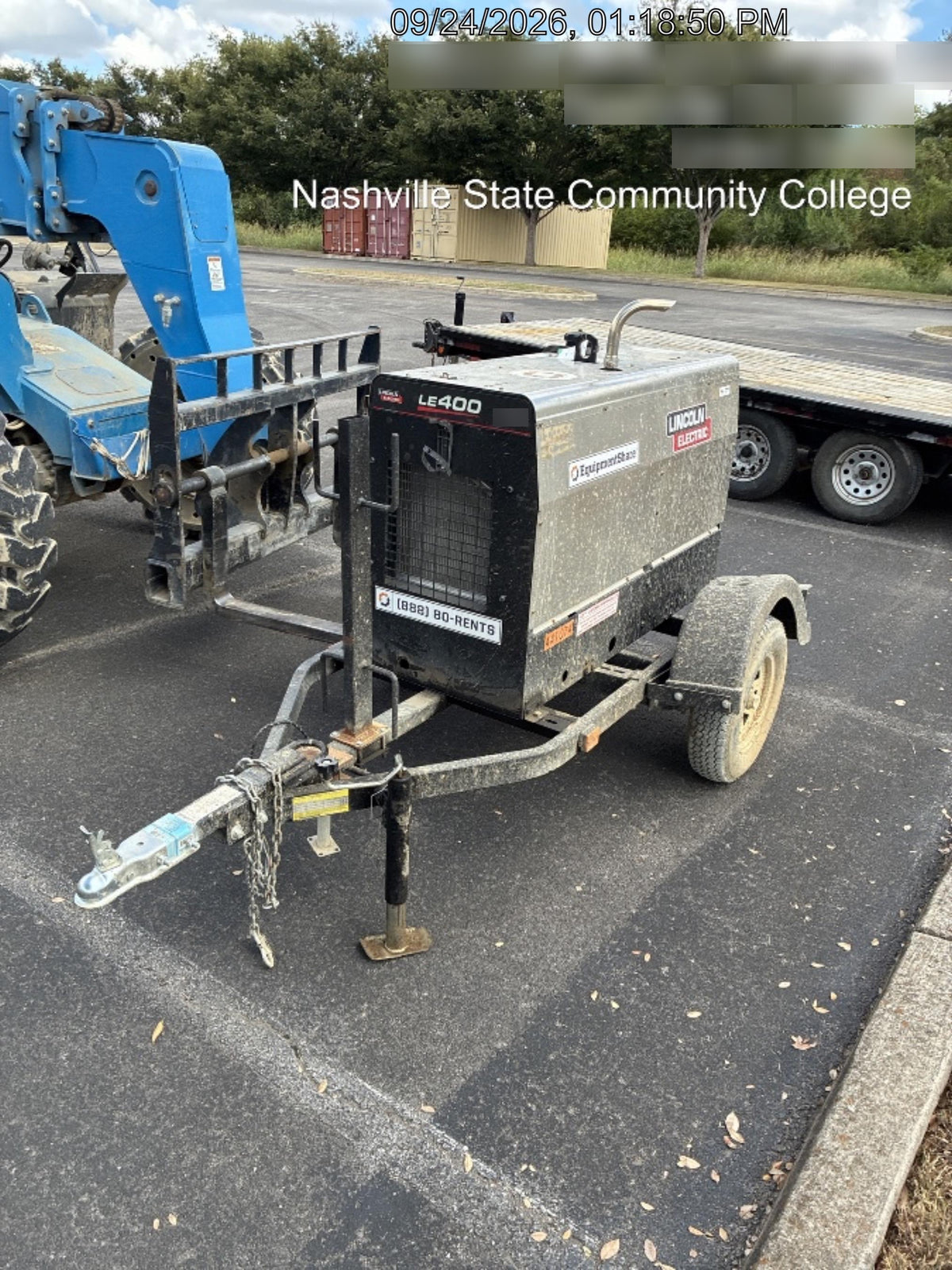 2024 Lincoln Electric LE400 Kubota V1505, Trlr, Cable Rack, Light Kit, ES Decals, T3