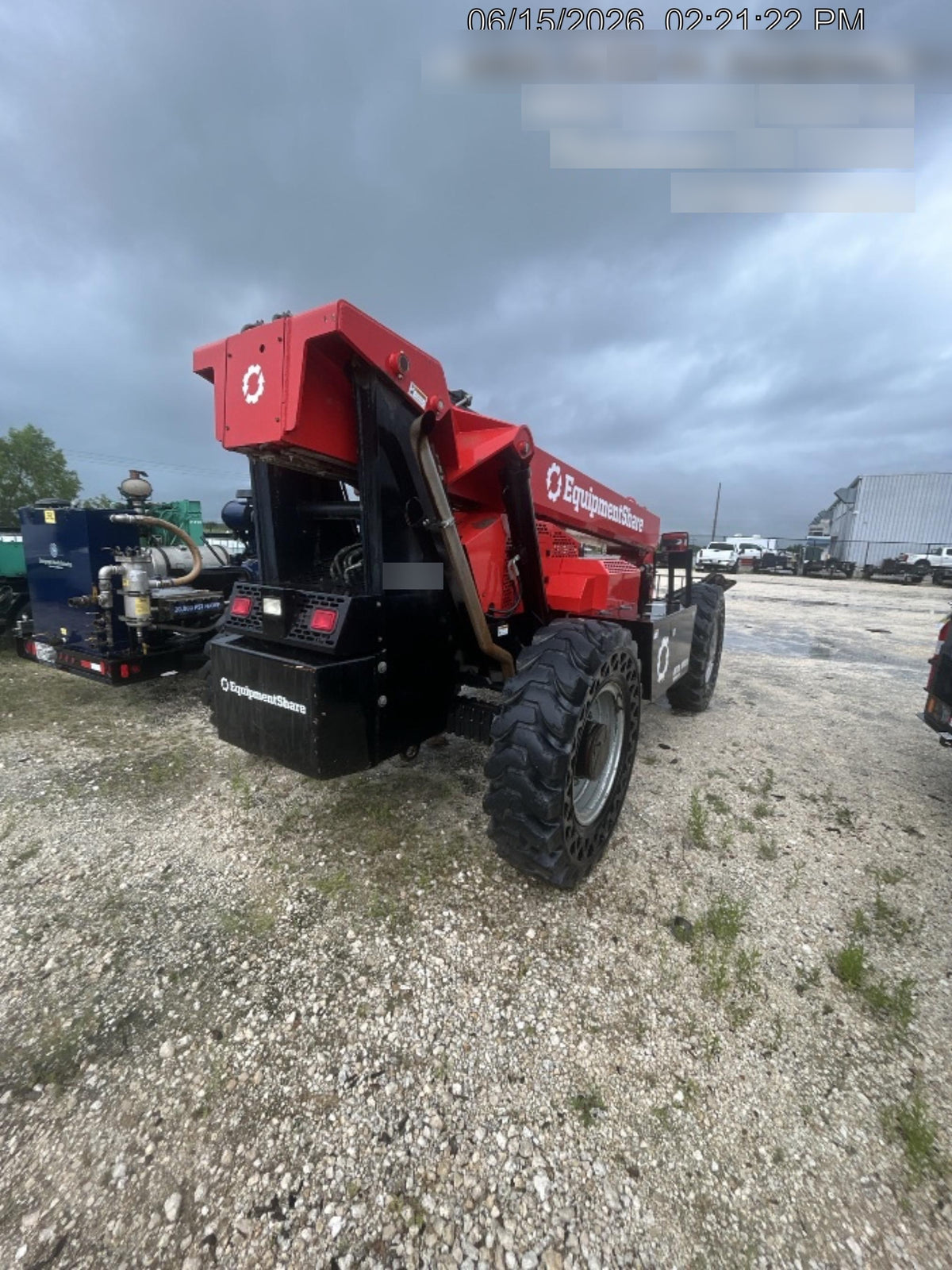 2019 Manitou MTA10055 Cab/Heat/Air, 120 HP, Solid Tires, Work Lights, Lift Hook, Auxiliary Hydraulics 66" Carriage and 60" Forks