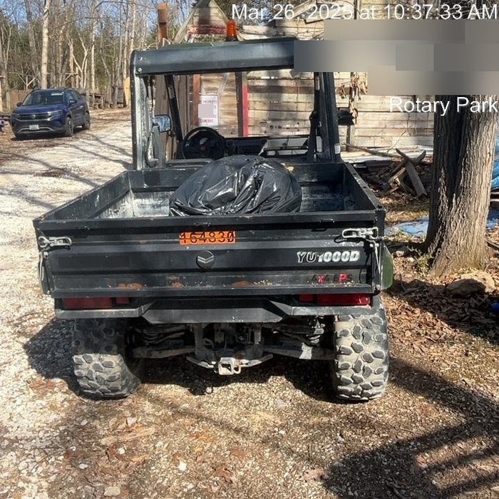 2021 Yanmar YU1000 Canopy, Steel Wheel, Poly WindShield, Beacon, Backup Alarm