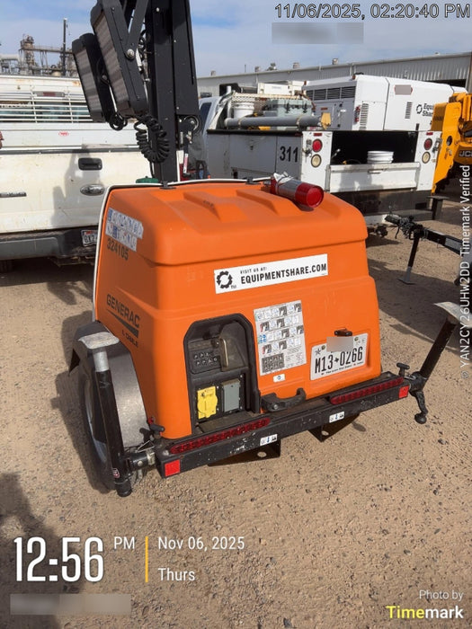2023 Generac MLT2 Diesel, Flex Switch 120V Input, Powerzone Controller, (4) 320W LED Lights, 4kW Generator, 39.9 Gal Fuel Tank, 2" Ball, T3