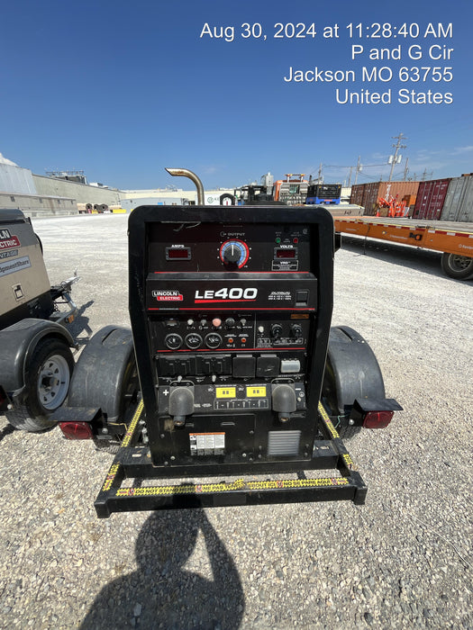 2024 Lincoln Electric LE400 Kubota V1505, Trlr, Cable Rack, Light Kit, ES Decals, T3