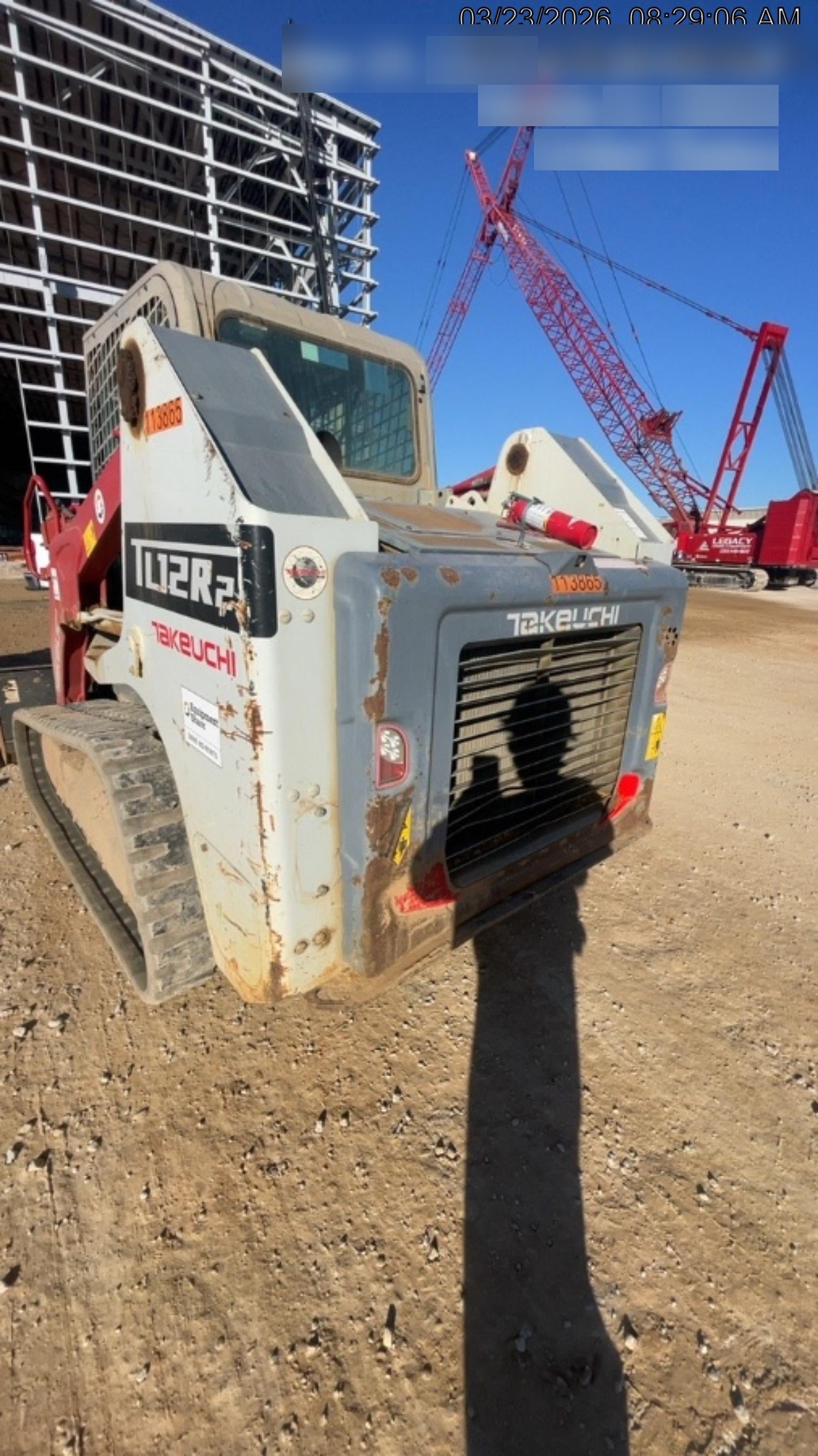 2020 Takeuchi TL12R2-CR Cab/Heat/Air, Hydraulic QC