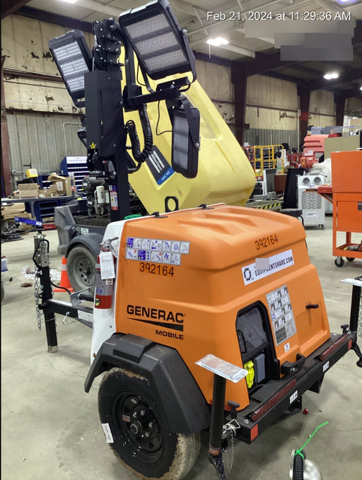 2024 Generac MLT2 Diesel, Flex Switch 120V Input, Powerzone Controller, 
(4) 320W LED Lights, 4kW Generator, 39.9 Gal Fuel Tank, 2" Ball, T3