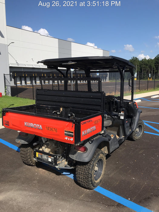 2020 Kubota RTV-X1140W-H 4WD utility cart -LED strobe -Windshield tempered glass -Plastic canopy -Wire harness kit -Backup alarm