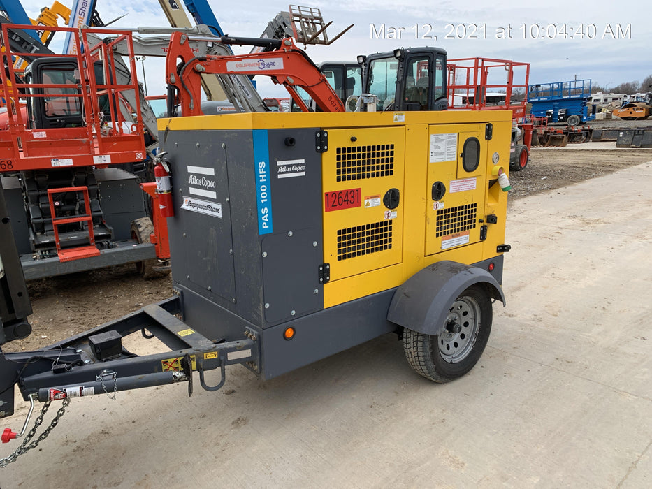 2020 ATLAS COPCO PAS 100 HF CS Enclosed