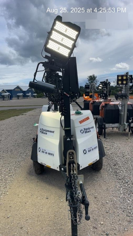 2024 Generac MLT2 Diesel, Flex Switch 120V Input, Powerzone Controller, 
(4) 320W LED Lights, 4kW Generator, 39.9 Gal Fuel Tank, 2" Ball, T3