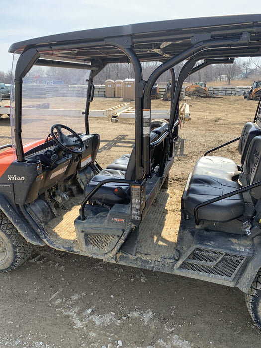 2022 Kubota RTV-X1140W-H Plastic Canopy, Windshield Acrylic Clear, LED Strobe Light, Wire Harness Kit, Back up Alarm
