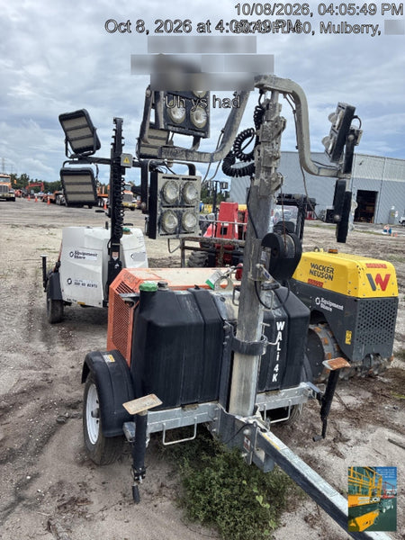 2024 Wanco WLTT-4MM4K Diesel, Mitsubishi L2E, 9.0HP @1800 rpm, Deep Sea Controller, Shore Power Plug, Auto Start, (4) 350W LED Floodlights, 4kW Generator, 60 Gal Fuel Tank, 2" Ball, T3