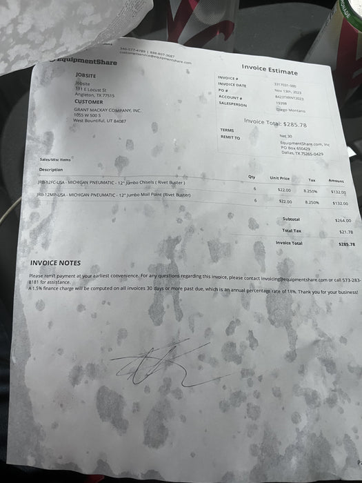 2021 MICHIGAN PNEUMATIC MP-133-ORANGE-NEP-SB