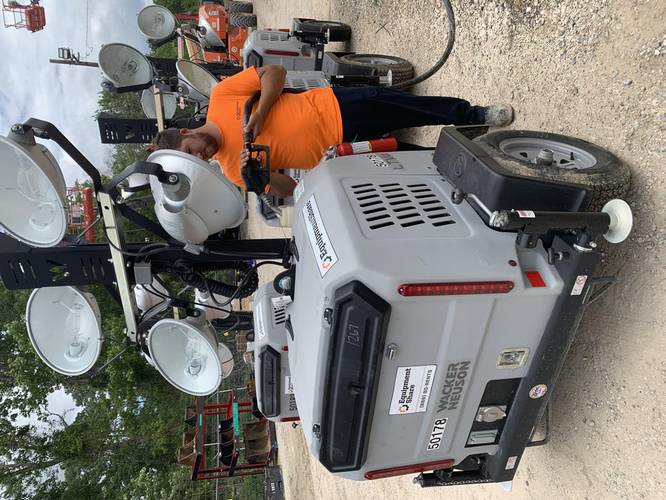 2019 Wacker Neuson LTV6L-MH Mobile Light Tower w/Fuel Level Sensor Installed