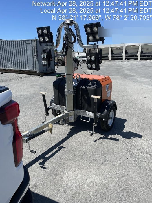 2024 Wanco WLTT-4MM4K Diesel, Deep Sea Controller, Shore Power Plug, Auto Start, (4) 350W LED Floodlights, 4kW Generator, 60 Gal Fuel Tank, 2" Ball, T3