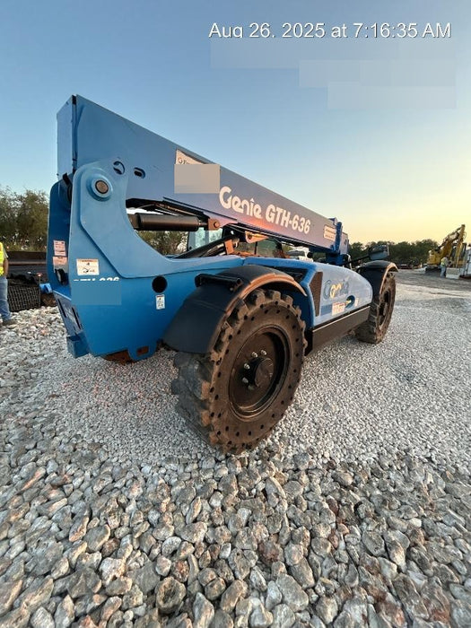 2018 Genie GTH-636 Genie GTH-636 w/Enclosed Cab w/HVAC, Work Lights, Solid Tires, Beacon, 48" Carriage and Forks