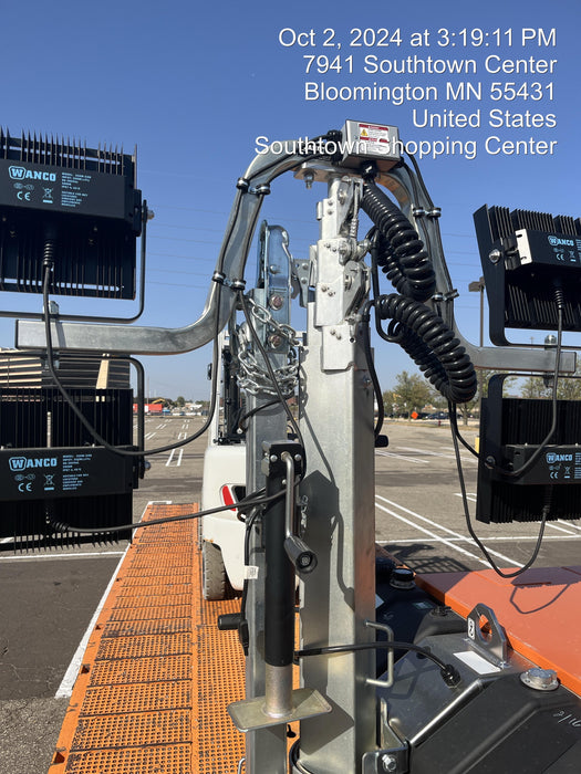 2024 Wanco WLTT-4MM4K Diesel, Deep Sea Controller, Shore Power Plug, Auto Start, (4) 350W LED Floodlights, 4kW Generator, 60 Gal Fuel Tank, 2" Ball, T3