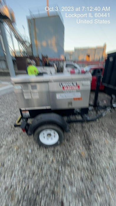 2019 Lincoln Electric Vantage 322 Welder Ready-Pak 3, Two wheel trailer, Fender and Light kit, Cable Rack