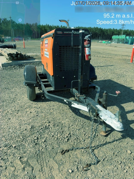 2021 Lincoln Electric Vantage 322 Vantage 322 Ready Pak 3 w/ Decals, ORANGE (includes trailer, cable rack, fender light kit) NO Telematics