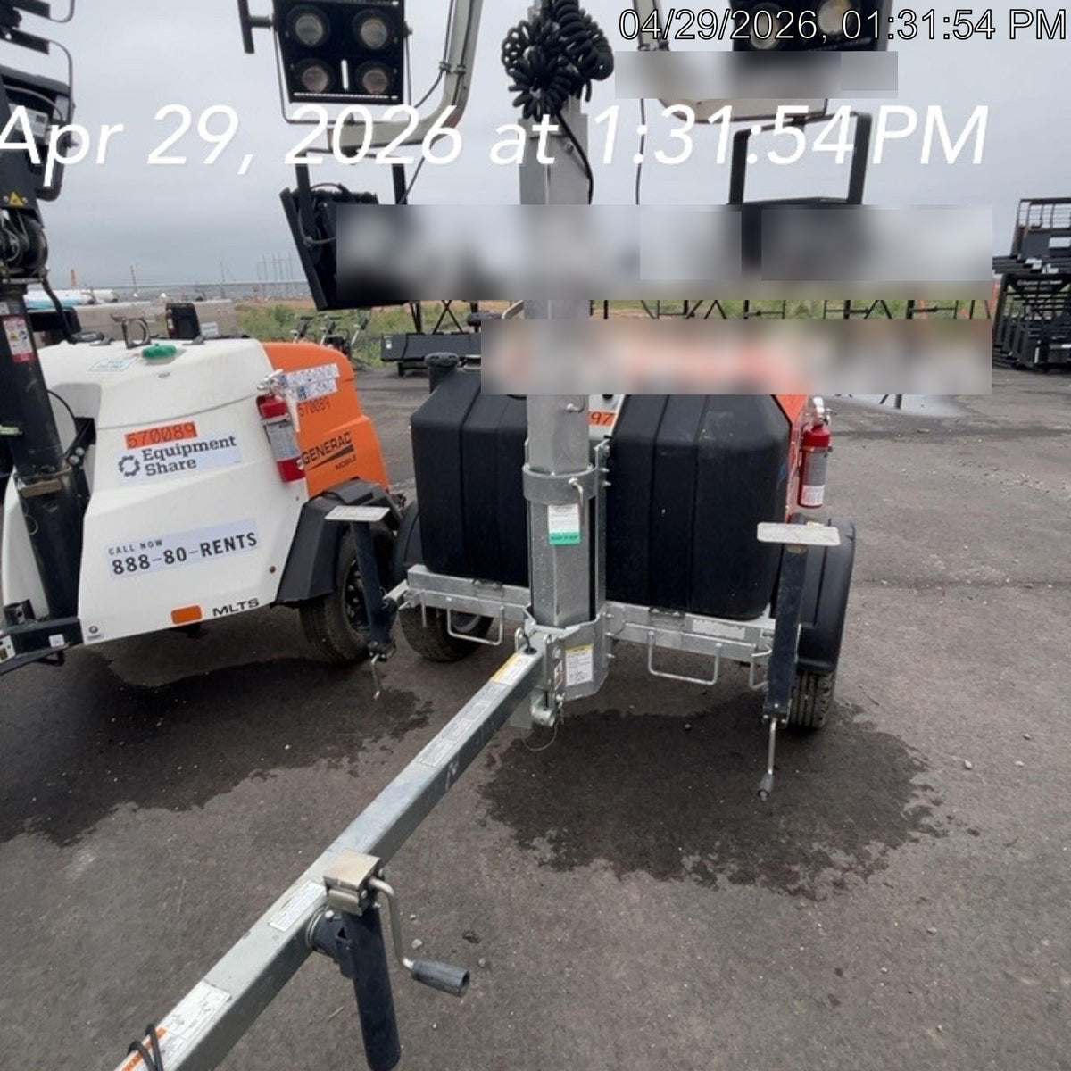 2024 Wanco WLTT-4MM4K Diesel, Deep Sea Controller, Shore Power Plug, Auto Start, (4) 350W LED Floodlights, 4kW Generator, 60 Gal Fuel Tank, 2" Ball, T3