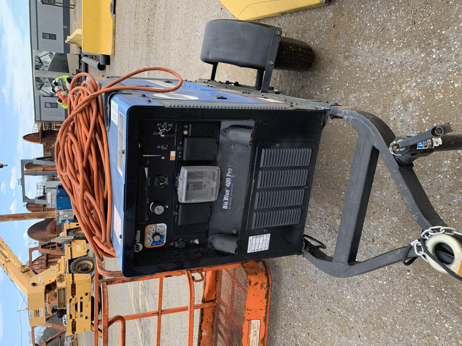 2020 Miller Electric BIG BLUE 400 Trailer Mounted Welder