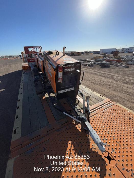 2023 Lincoln Electric LE400 Kubota V1505, Trlr, Cable Rack, Light Kit, ES Decals, T3