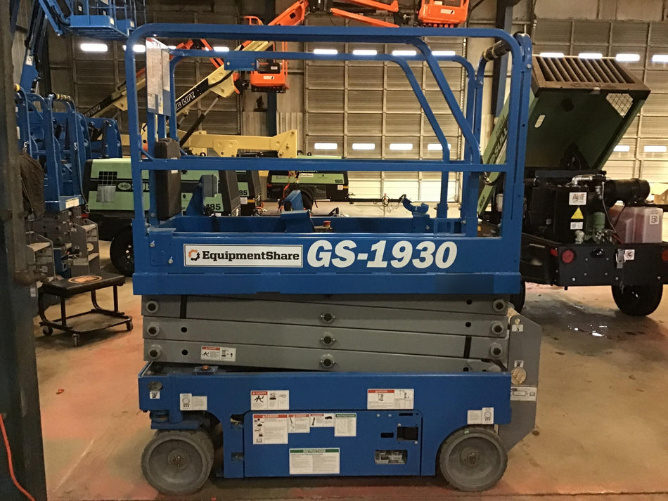 2018 Genie GS-1930 Genie GS-1930 Scissor Lift w/Standard Options