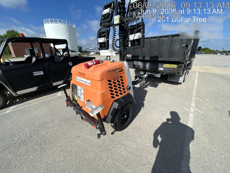 2024 Generac MLT2 Diesel, Flex Switch 120V Input, Powerzone Controller, 
(4) 320W LED Lights, 4kW Generator, 39.9 Gal Fuel Tank, 2" Ball, T3