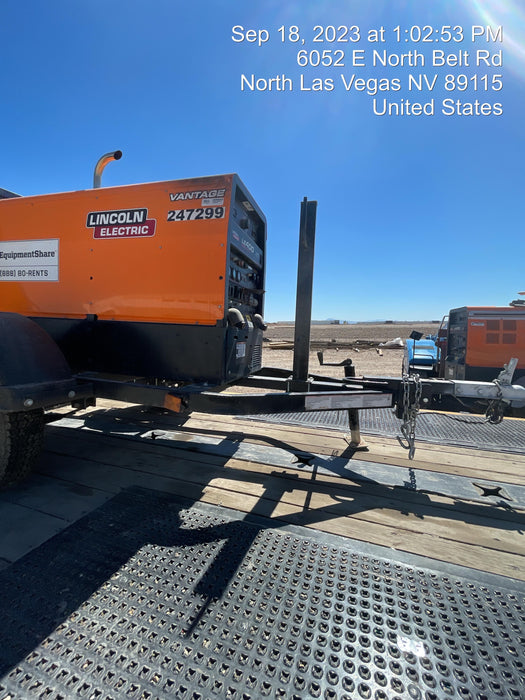 2022 Lincoln Electric LE400 Kubota V1505, Trlr, Cable Rack, Light Kit, ES Decals, T3