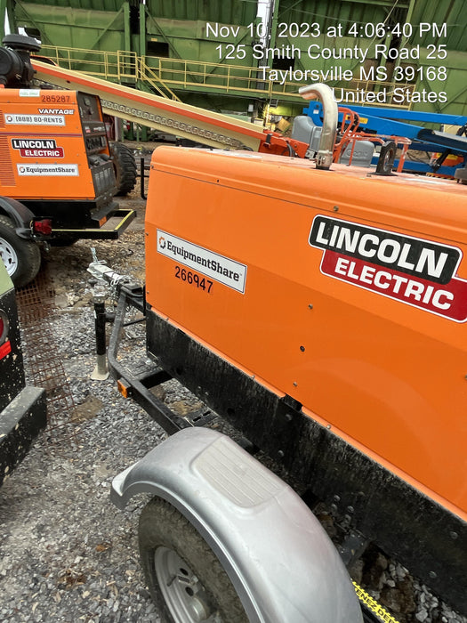 2022 Lincoln Electric LE400 Kubota V1505, Trlr, Cable Rack, Light Kit, ES Decals, T3