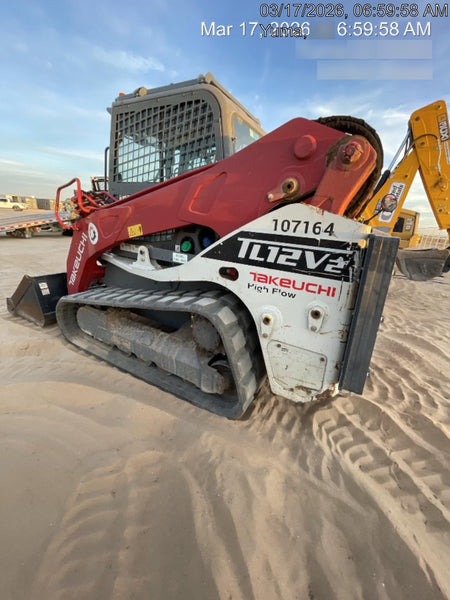 2020 Takeuchi TL12V2-CRH Cab, Rubber Track, & HF