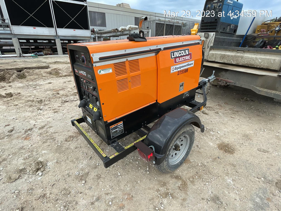 2022 Lincoln Electric LE400 Kubota V1505, Trlr, Cable Rack, Light Kit, ES Decals, T3