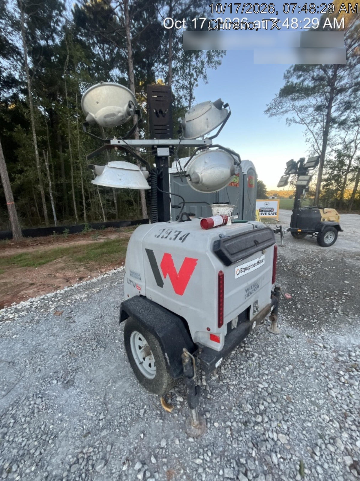 Wacker Neuson LTV6K-MH Wacker Neuson LTV6K Towable Light Tower