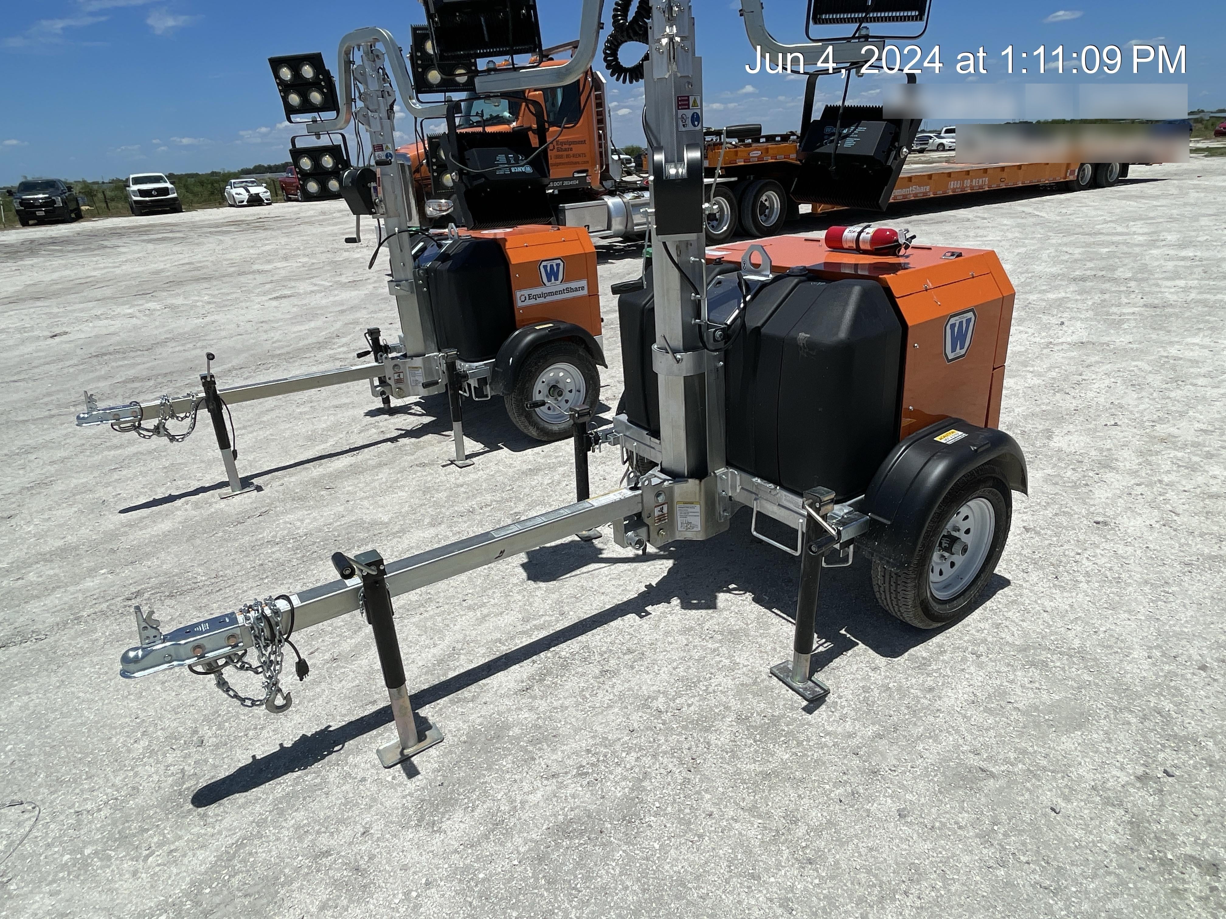 2023 Wanco WLTT-4MM4K Diesel, Deep Sea Controller, Shore Power Plug, Auto Start, (4) 350W LED Floodlights, 4kW Generator, 60 Gal Fuel Tank, 2" Ball, T3