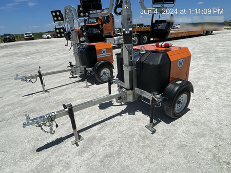 2023 Wanco WLTT-4MM4K Diesel, Deep Sea Controller, Shore Power Plug, Auto Start, (4) 350W LED Floodlights, 4kW Generator, 60 Gal Fuel Tank, 2" Ball, T3