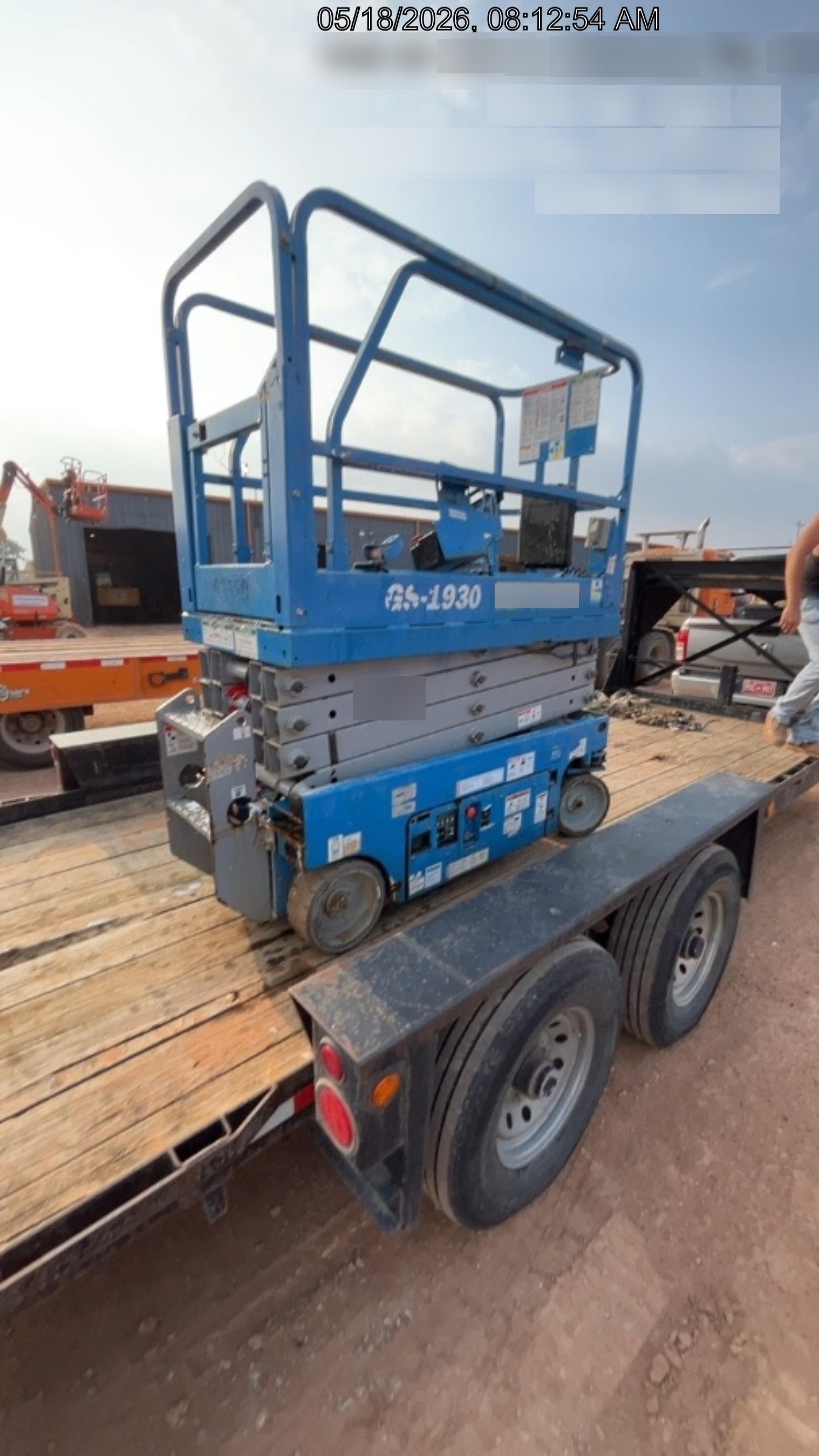2020 Genie GS-1930 Solid Non Marking Tires, Beacon, Folding rails with half height swing gate