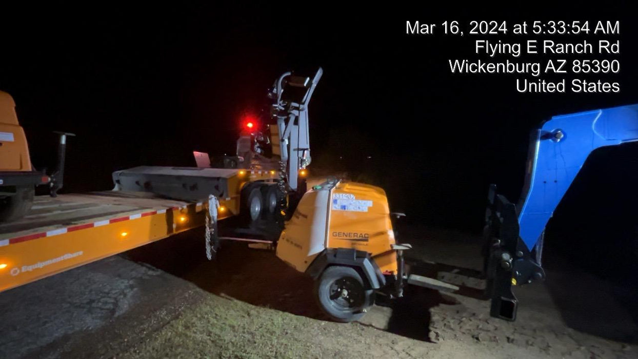 2023 Generac MLT2 Diesel, Flex Switch 120V Input, Powerzone Controller, (4) 320W LED Lights, 4kW Generator, 39.9 Gal Fuel Tank, 2" Ball, T3