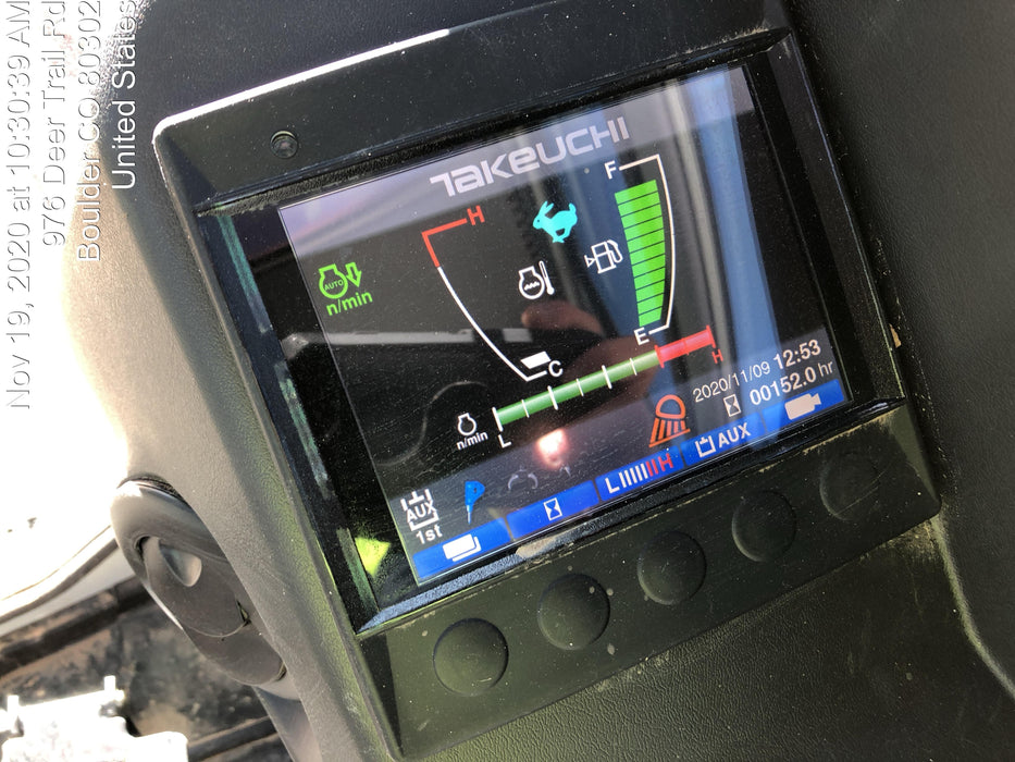 2020 Takeuchi TB290C Cab/Heat/Air, Rubber Tracks, Manual TAG QC