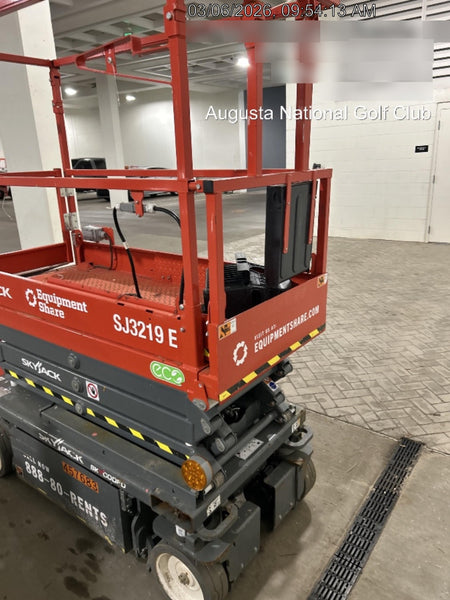 2024 Skyjack SJ3219 Electric Drive, Sld NM Tires, DBcns, RFRails, Power to Platform, T3 + Access Control