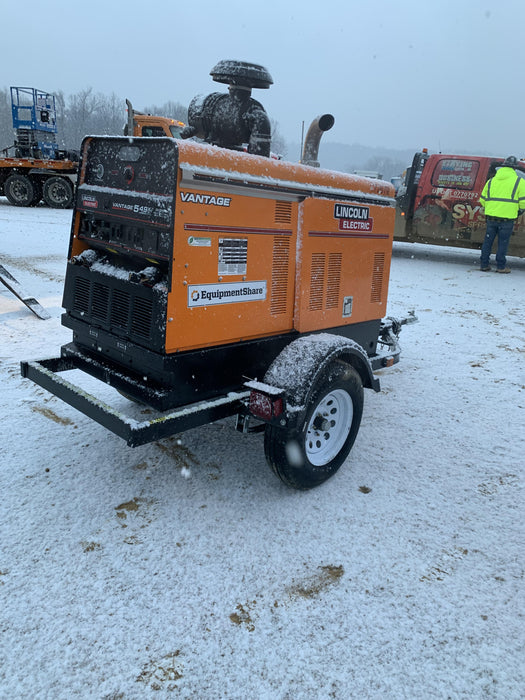 2021 Lincoln Electric Vantage 549X Ready Pak 3, ORANGE (includes trailer, cable rack, fender light kit)
