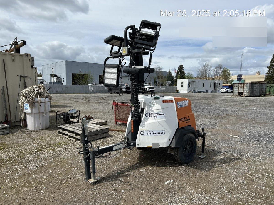 2023 Generac MLT2 Diesel, Flex Switch 120V Input, Powerzone Controller, (4) 320W LED Lights, 4kW Generator, 39.9 Gal Fuel Tank, 2" Ball, T3