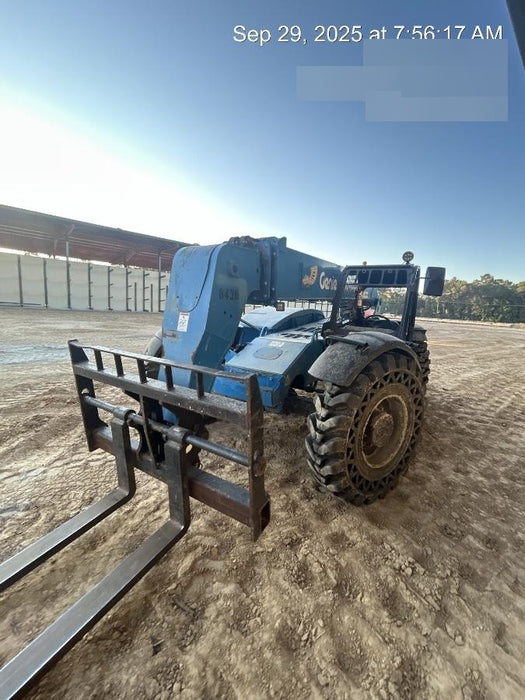 2018 Genie GTH-844 Genie GTH-844D w/Open ROPS, Solid Tires, Work Light/Beacon, 60" Carriage and Forks