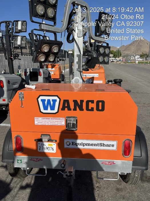 2024 Wanco WLTT-4MM4K Diesel, Deep Sea Controller, Shore Power Plug, Auto Start, (4) 350W LED Floodlights, 4kW Generator, 60 Gal Fuel Tank, 2" Ball, T3