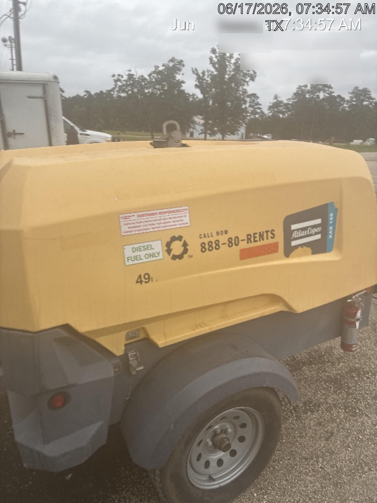 2021 ATLAS COPCO XAS188 CWK