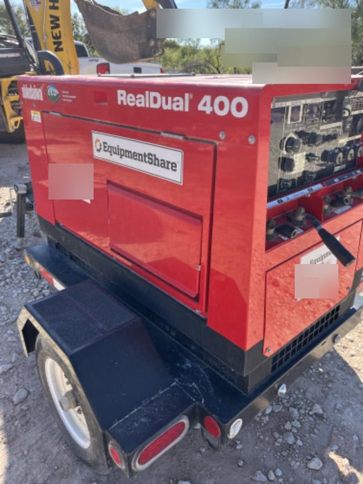 2023 Shindaiwa DGW400MDL Kubota D902 Engine, 23 HP, Dual Op Welder, Wire, Arc, Droop Stick, Tig, and CC Stick Functionality, Simulphase, 3 Phase and 1 Phase Gen Output, Single Axle NB Trlr, Slr Trckl Chrg 12V 12W, Fire Ext