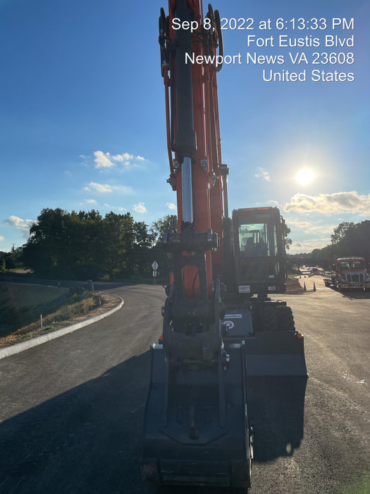 2019 Doosan DX210WE-5 Standard Wheeled Excavator, Hydraulic Quick Coupler