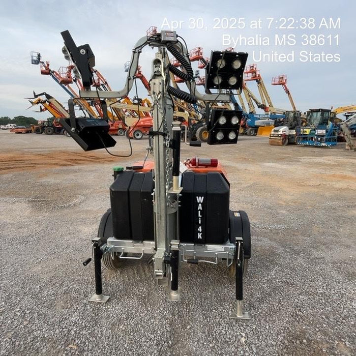 2024 Wanco WLTT-4MM4K Diesel, Mitsubishi L2E, 9.0HP @1800 rpm, Deep Sea Controller, Shore Power Plug, Auto Start, (4) 350W LED Floodlights, 4kW Generator, 60 Gal Fuel Tank, 2" Ball, T3