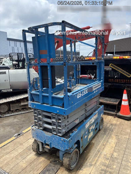 2020 Genie GS-1930 Solid Non Marking Tires, Beacon, Folding rails with half height swing gate