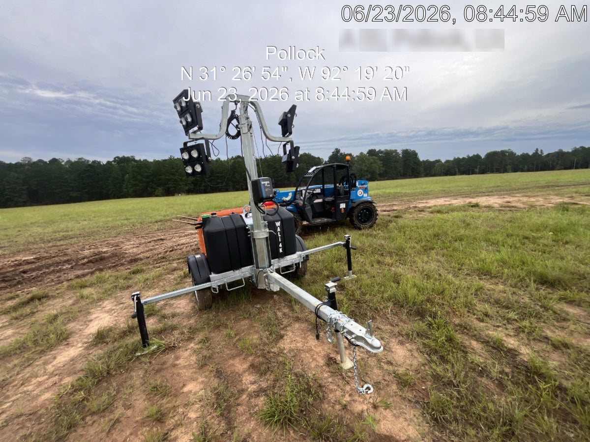 2024 Wanco WLTT-4MM4K Diesel, Deep Sea Controller, Shore Power Plug, Auto Start, (4) 350W LED Floodlights, 4kW Generator, 60 Gal Fuel Tank, 2" Ball, T3