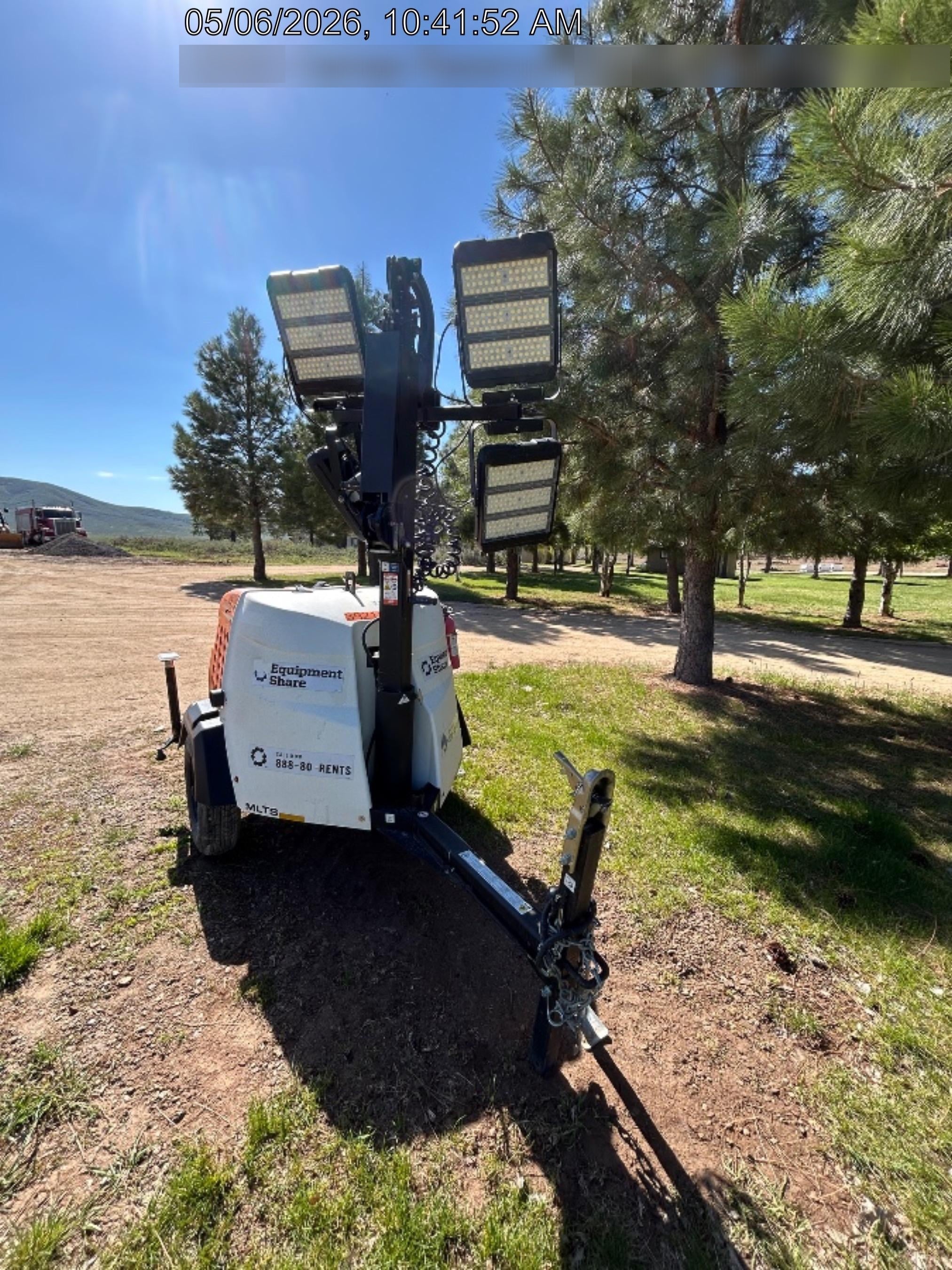 2024 Generac MLT2 Diesel, Flex Switch 120V Input, Powerzone Controller, 
(4) 320W LED Lights, 4kW Generator, 39.9 Gal Fuel Tank, 2" Ball, T3