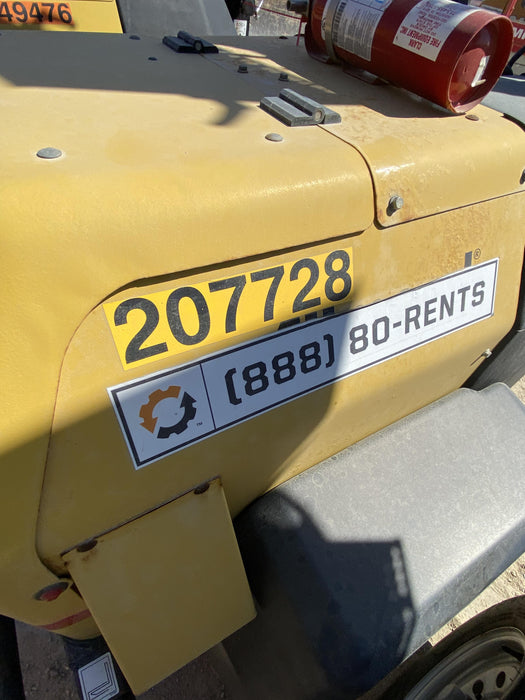 2022 Allmand NLV3GR (4) LED Light Fixture 350W, 23' Vertical Mast, 3kW Prime, Towable, Deep Sea L401, Leveling Jacks, Yanmar T4F 5.8hp